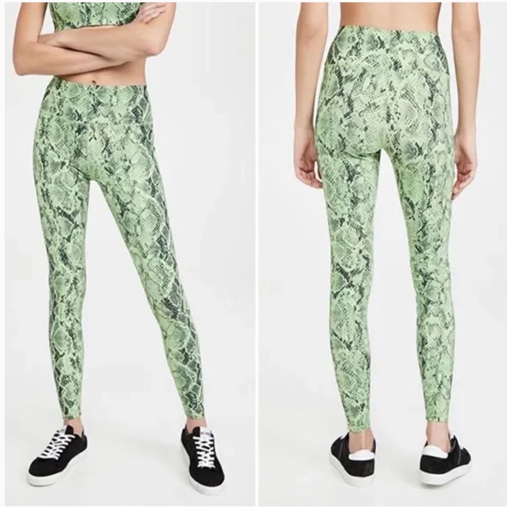 Alo Yoga High Waist Vapor Snake Print Leggings - Medium - Picture 3 of 6